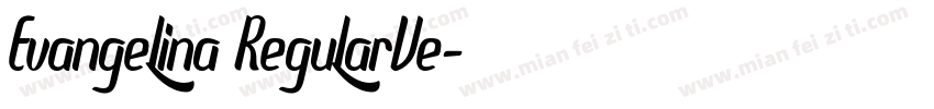Evangelina RegularVe字体转换